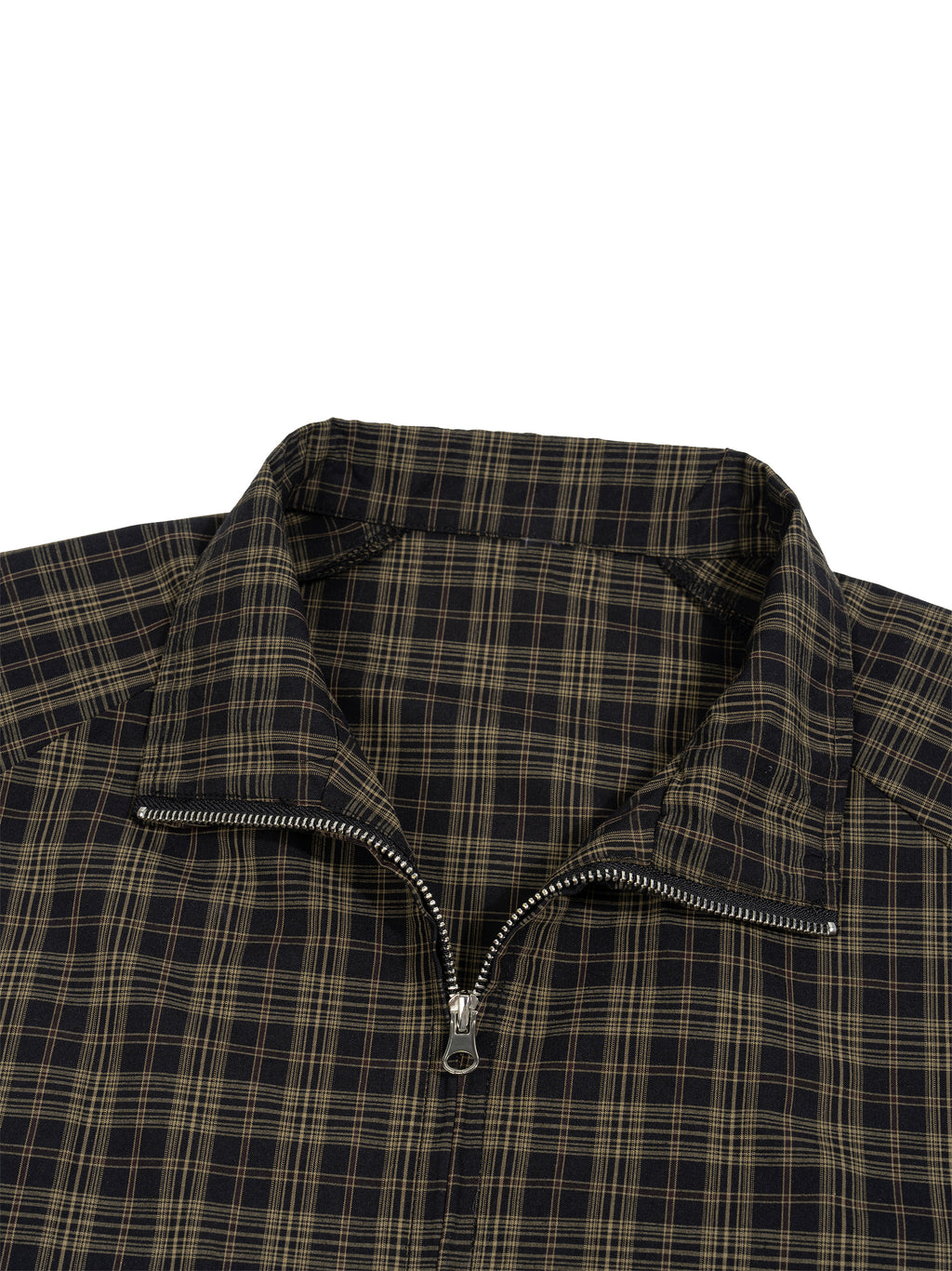 BLNDED Plaid Full-Zip Track Jacket