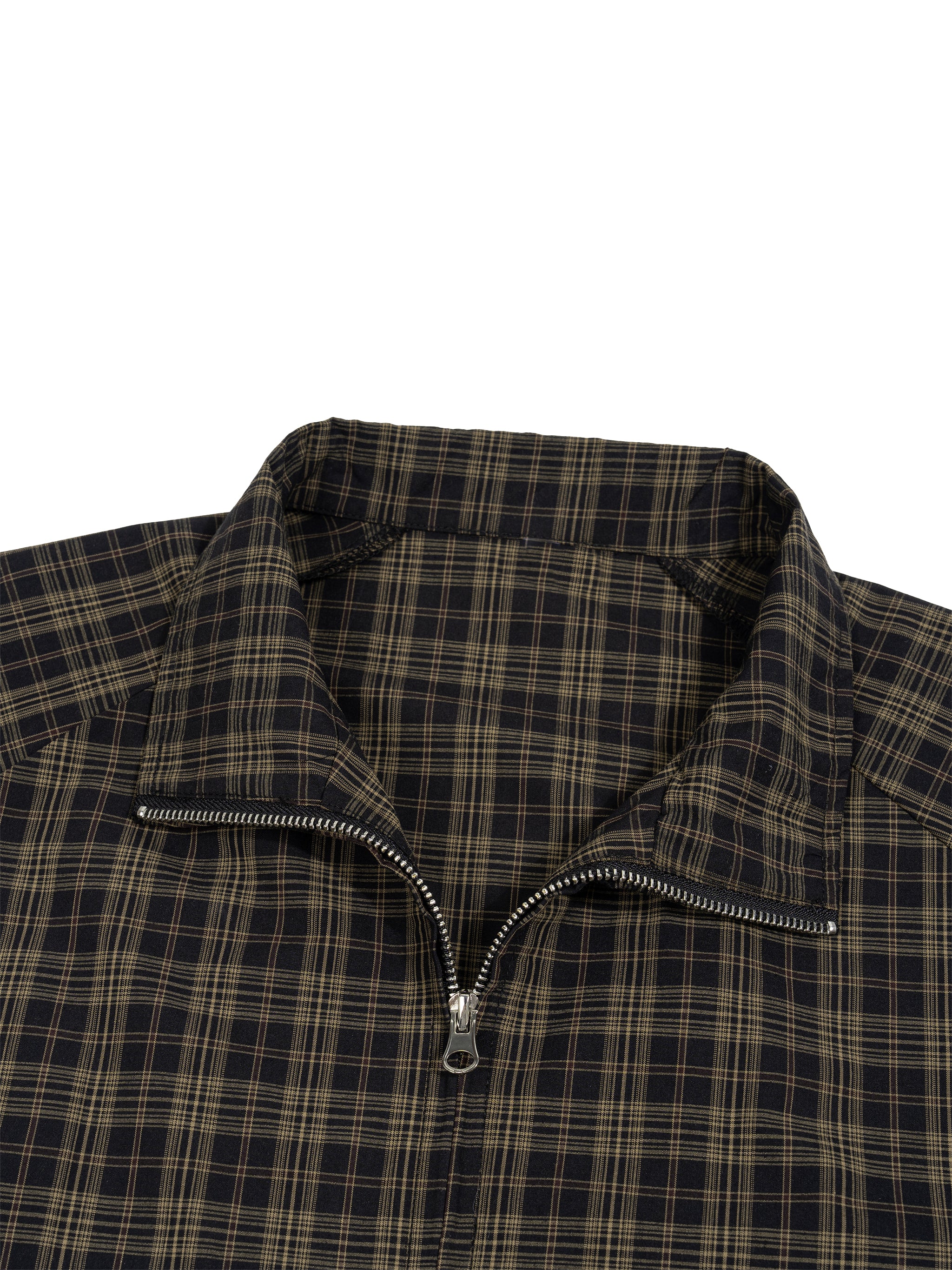 BLNDED Plaid Full-Zip Track Jacket