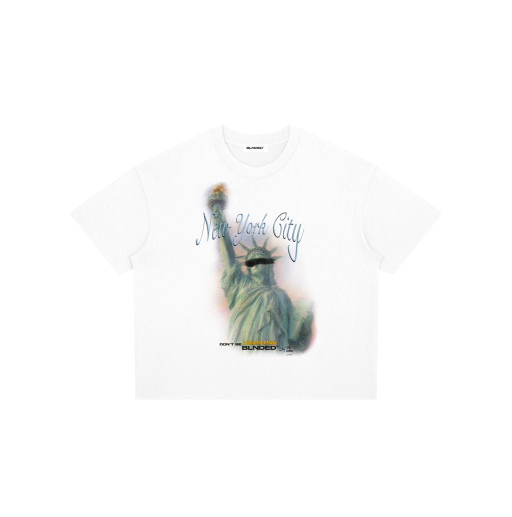 BLIND CITY Boxy Drop shoulder T-shirt