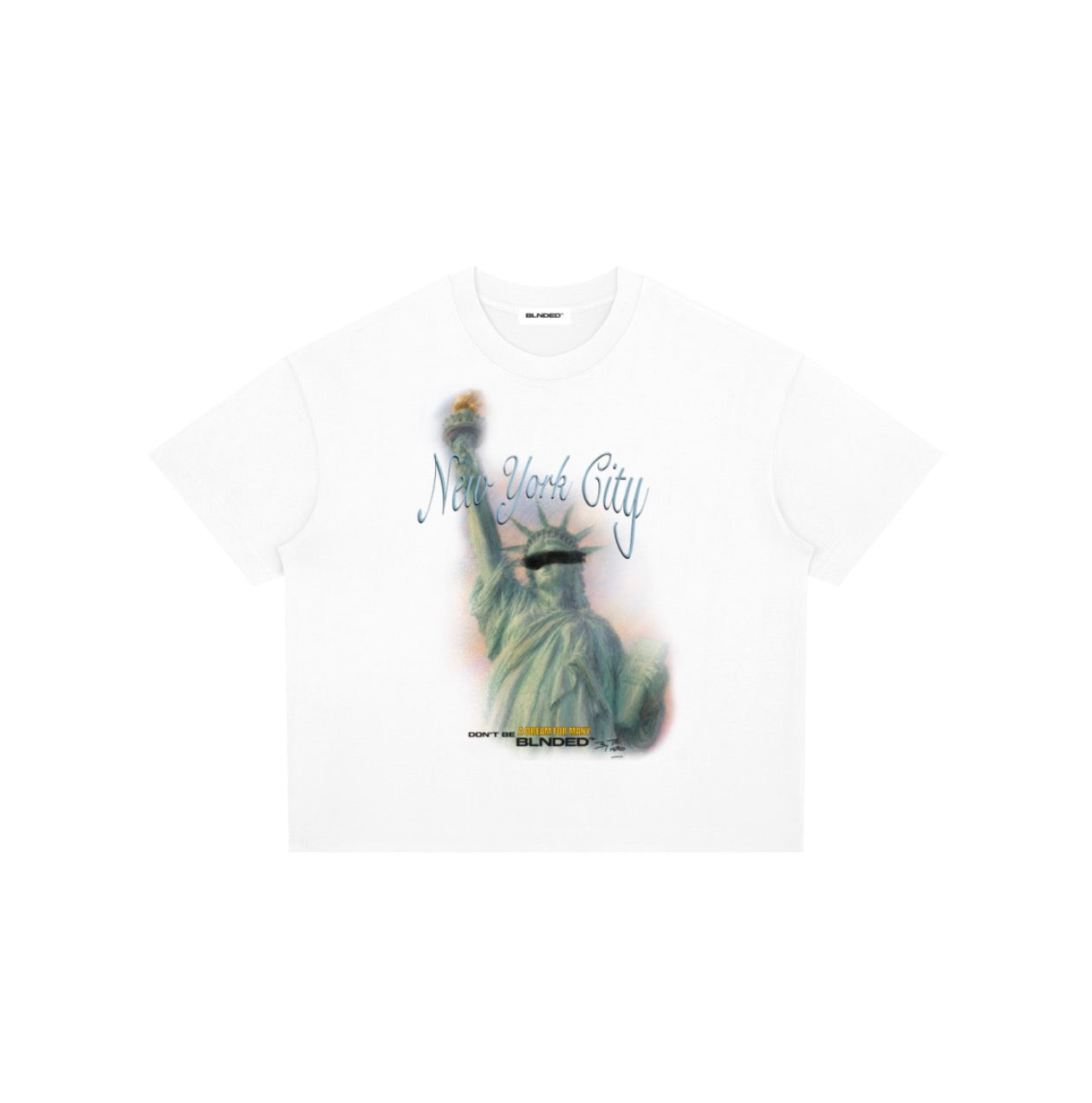BLIND CITY Boxy Drop shoulder T-shirt