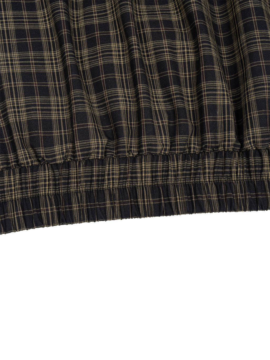 BLNDED Plaid Full-Zip Track Jacket