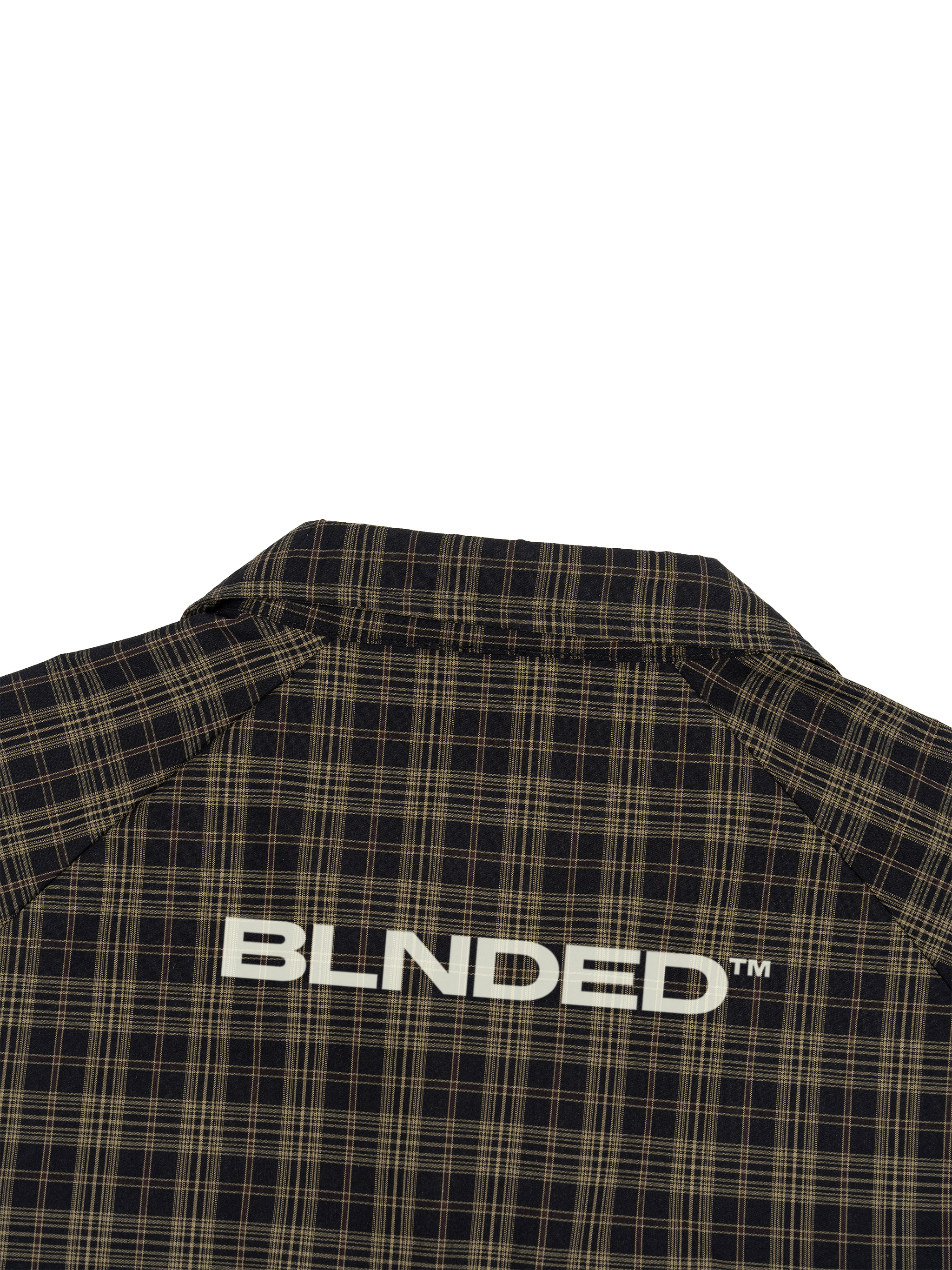 BLNDED Plaid Full-Zip Track Jacket
