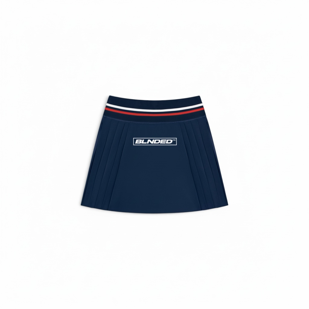 BLNDED: Women's Pleated Mini Skirt