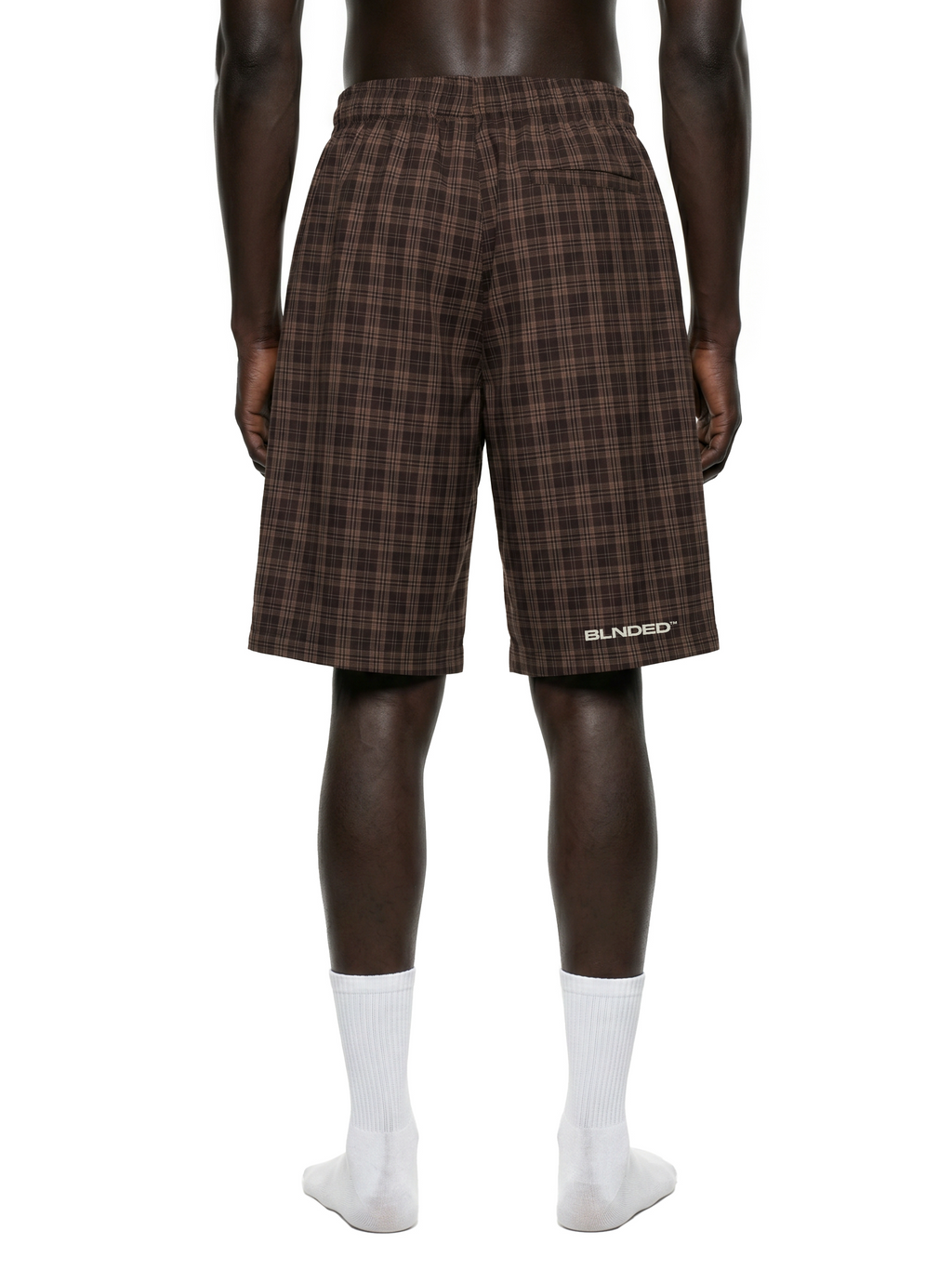 BLNDED Plaid Wide Leg Shorts
