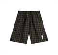 BLNDED Plaid Wide Leg Shorts