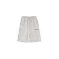 3/4 Raw Edge Fleece Shorts