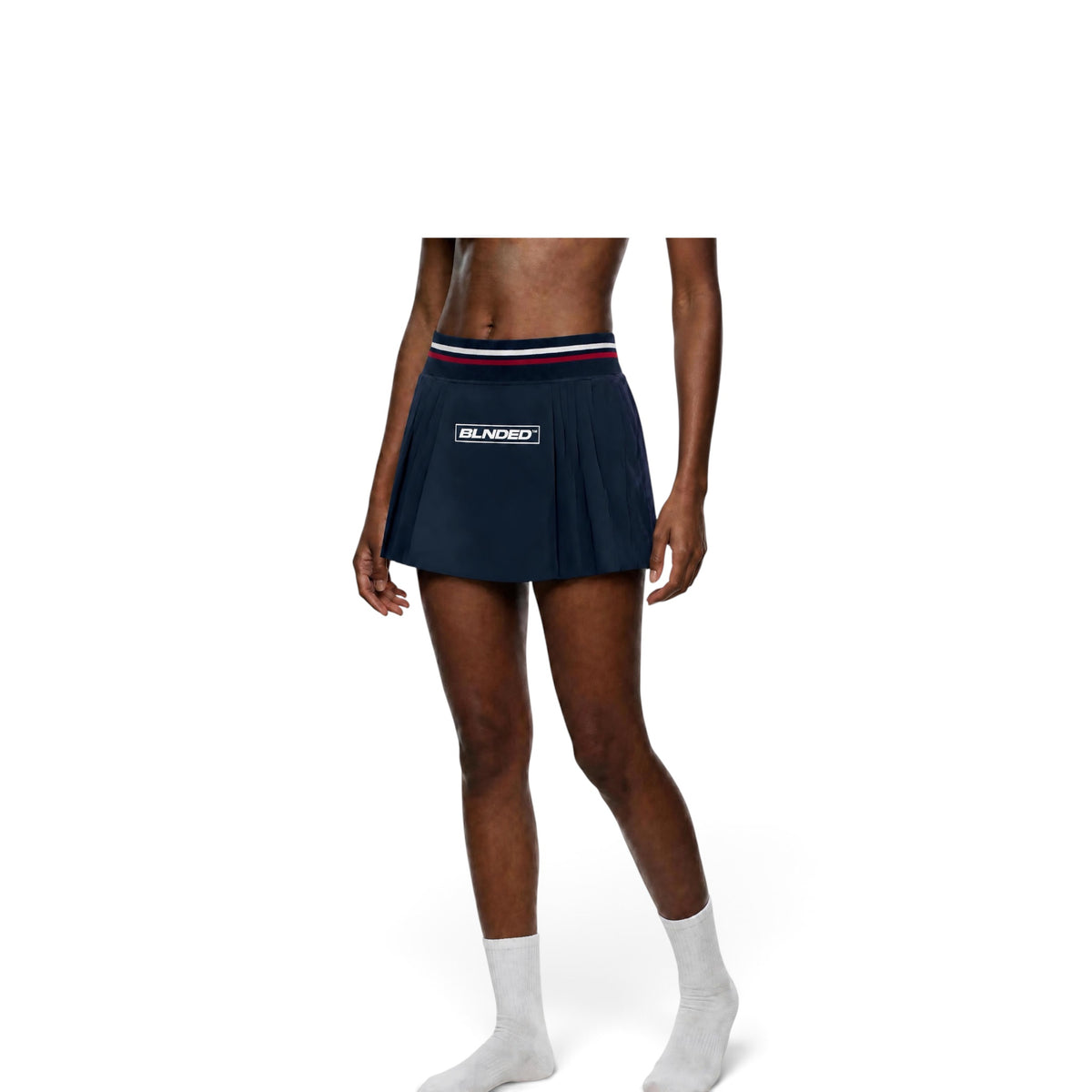 BLNDED: Women's Pleated Mini Skirt