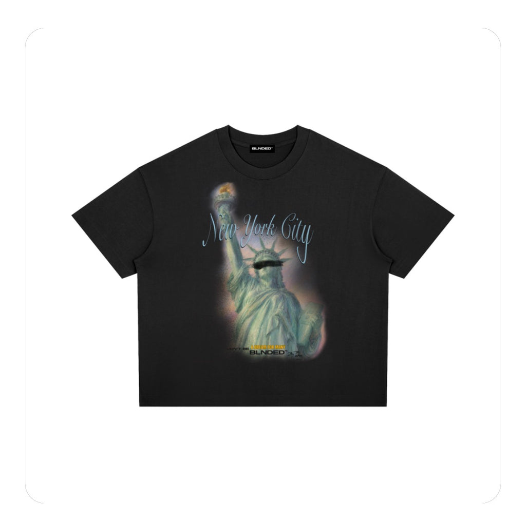 BLIND CITY Boxy Drop shoulder T-shirt