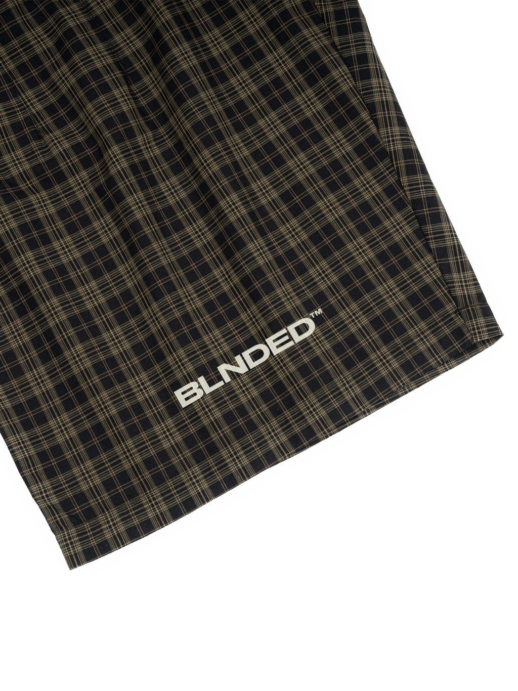 BLNDED Plaid Wide Leg Shorts