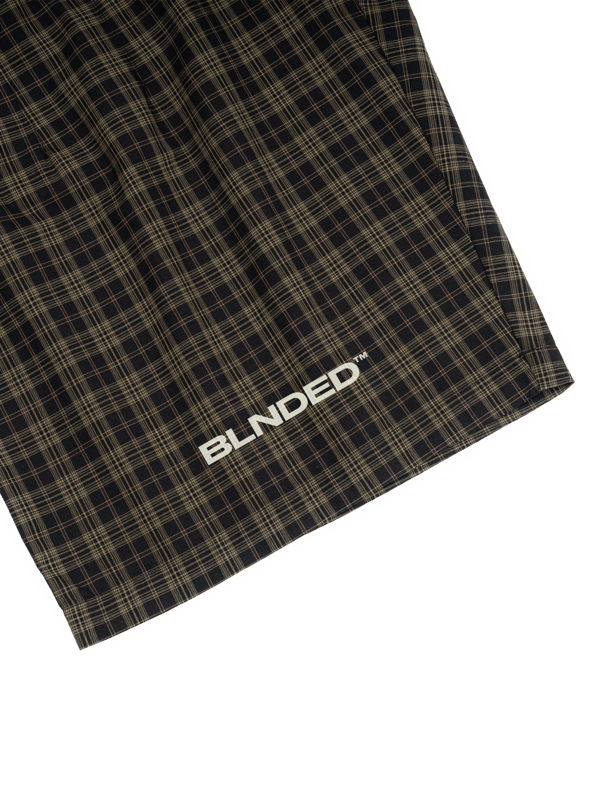 BLNDED Plaid Wide Leg Shorts